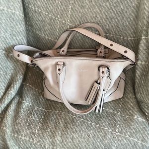Coach Legacy Molly White Leather Satchel